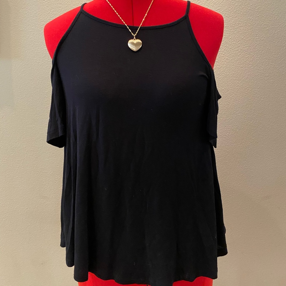 Garage off the shoulder top